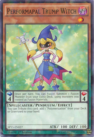 Performapal Trump Witch [SP15-EN027] Shatterfoil Rare | GnG Games