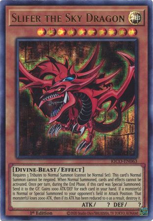 Slifer the Sky Dragon (Ultra Pharaoh's Rare) [KICO-EN063] Ultra Pharaoh’s Rare | GnG Games