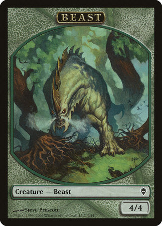 Beast Token [Zendikar Tokens] | GnG Games