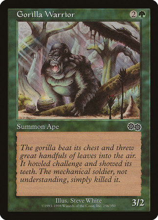 Gorilla Warrior [Urza's Saga] | GnG Games