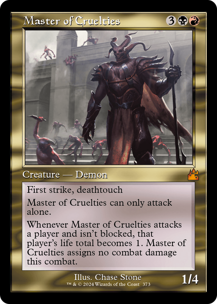 Master of Cruelties (Retro Frame) [Ravnica Remastered] | GnG Games