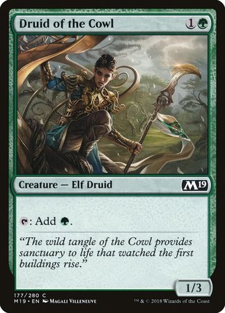 Druid of the Cowl [Core Set 2019] | GnG Games