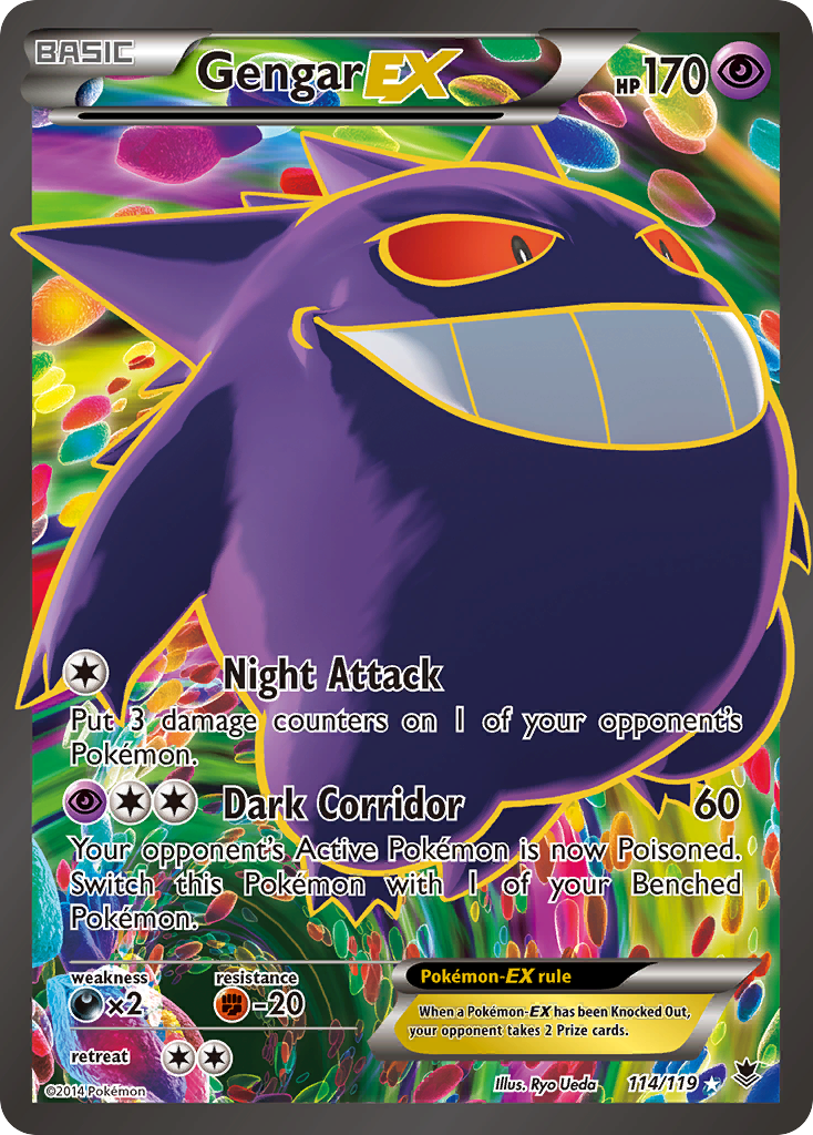 Gengar EX (114/119) [XY: Phantom Forces] | GnG Games