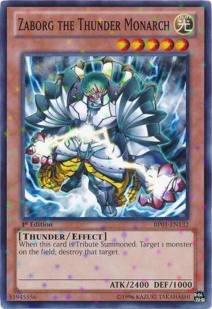 Zaborg the Thunder Monarch [BP01-EN132] Starfoil Rare | GnG Games