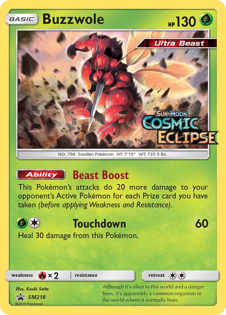 Buzzwole (SM218) [Sun & Moon: Black Star Promos] | GnG Games