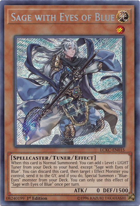 Sage with Eyes of Blue [LCKC-EN015] Secret Rare | GnG Games