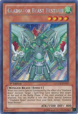 Gladiator Beast Bestiari [LCGX-EN237] Secret Rare | GnG Games