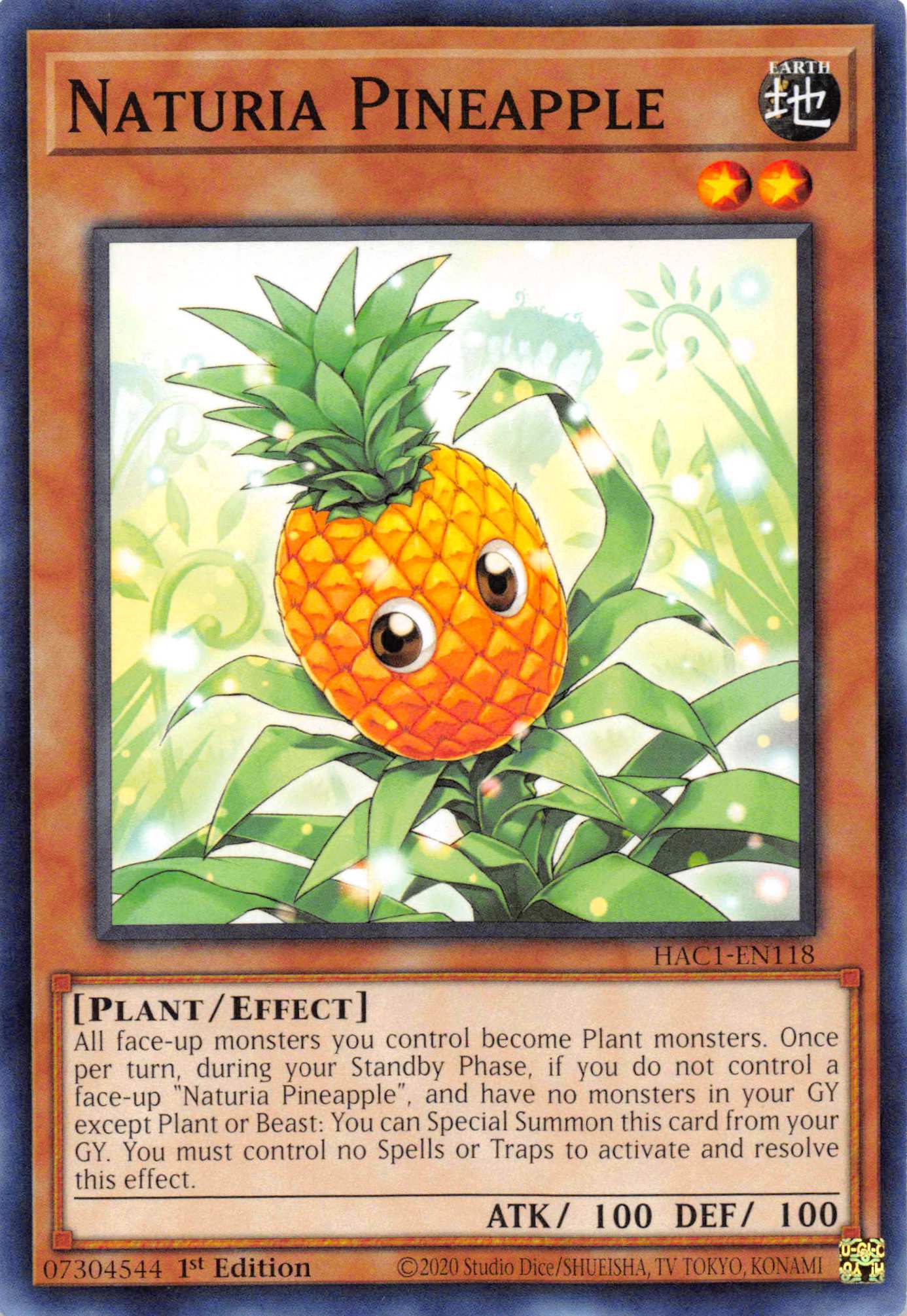 Naturia Pineapple (Duel Terminal) [HAC1-EN118] Parallel Rare | GnG Games