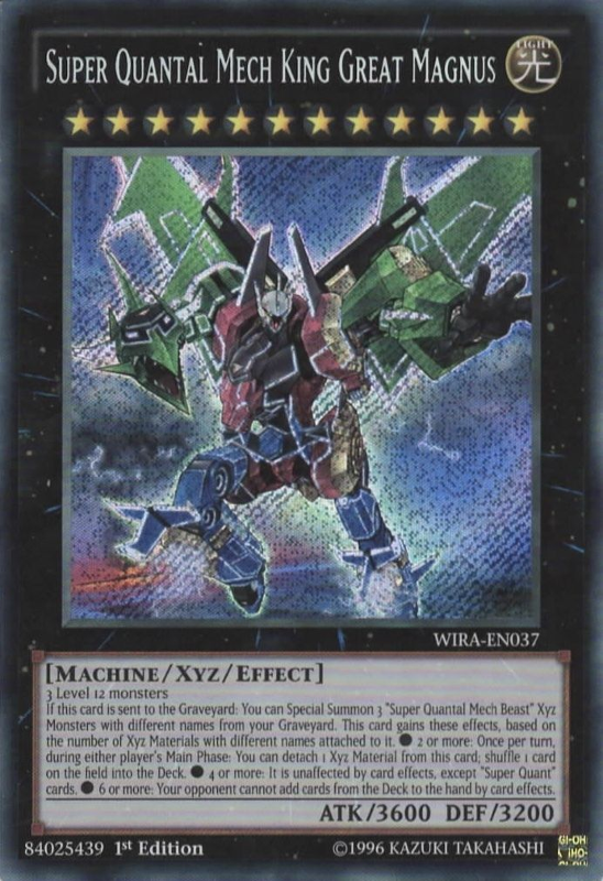 Super Quantal Mech King Great Magnus [WIRA-EN037] Secret Rare | GnG Games