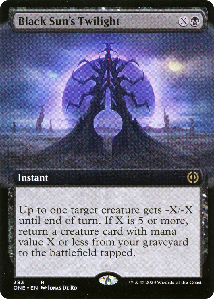 Black Sun's Twilight (Extended Art) [Phyrexia: All Will Be One] | GnG Games