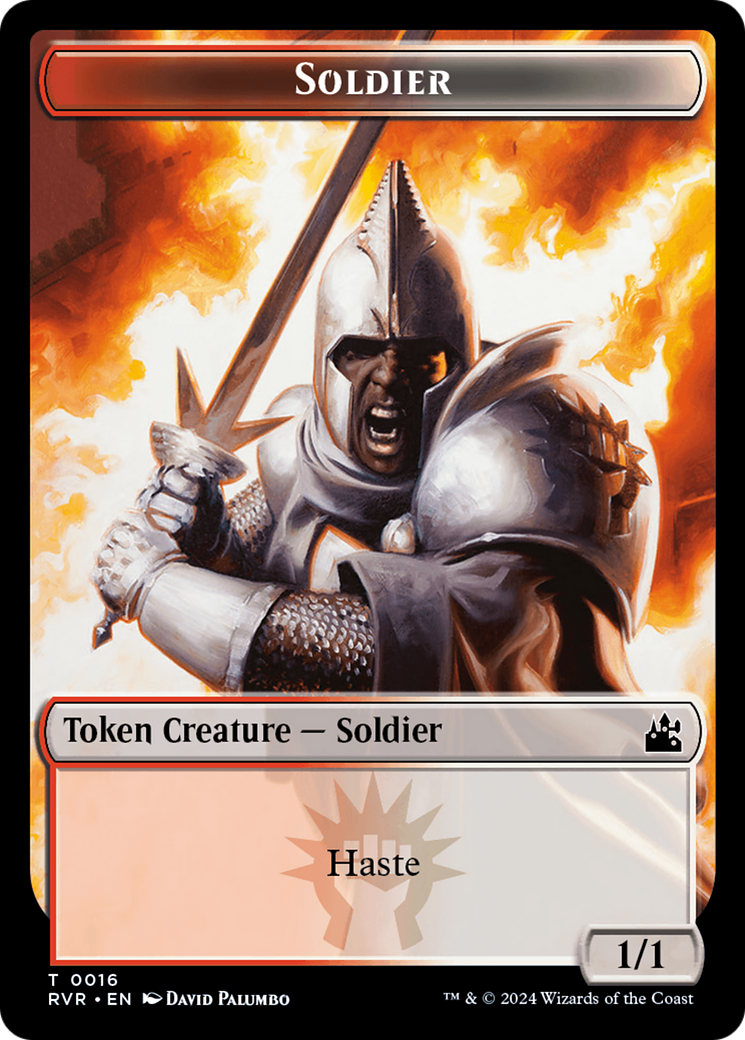 Goblin (0008) // Soldier Double-Sided Token [Ravnica Remastered Tokens] | GnG Games