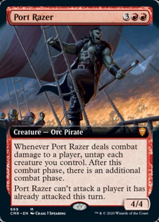 Port Razer (Extended Art) [Commander Legends] | GnG Games