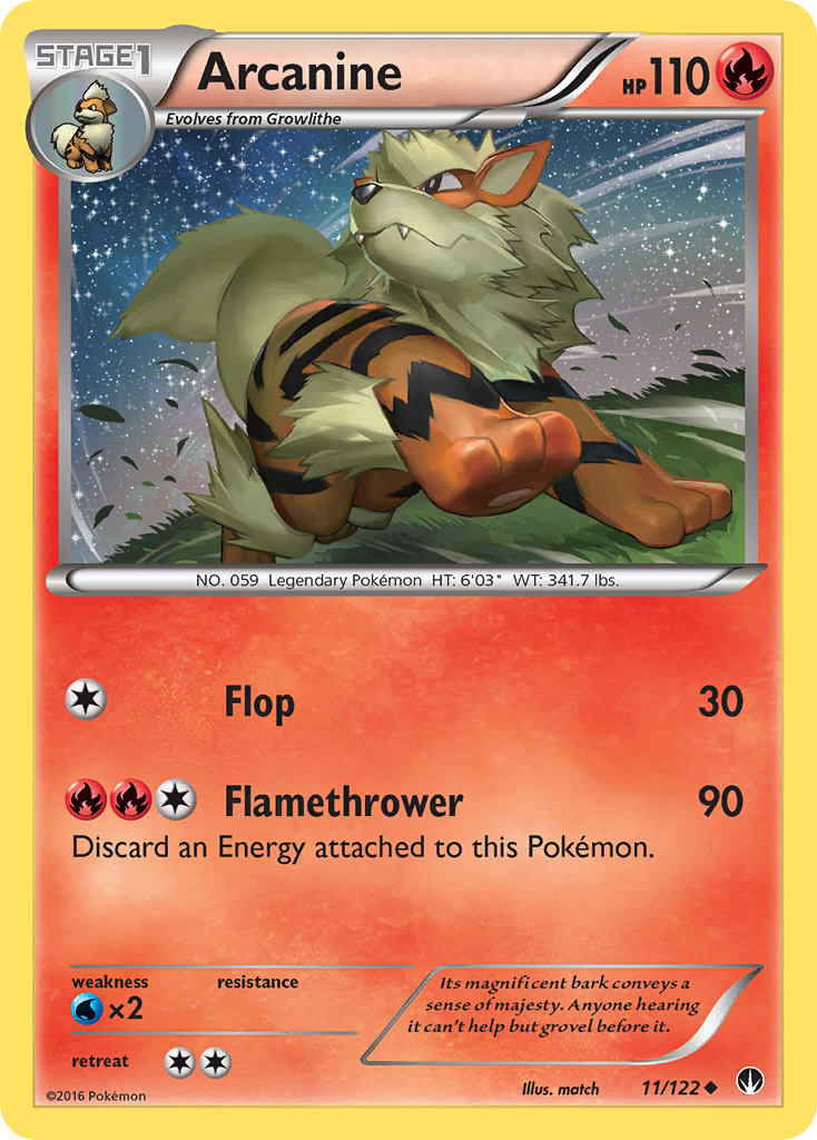 Arcanine (11/122) [XY: BREAKpoint] | GnG Games