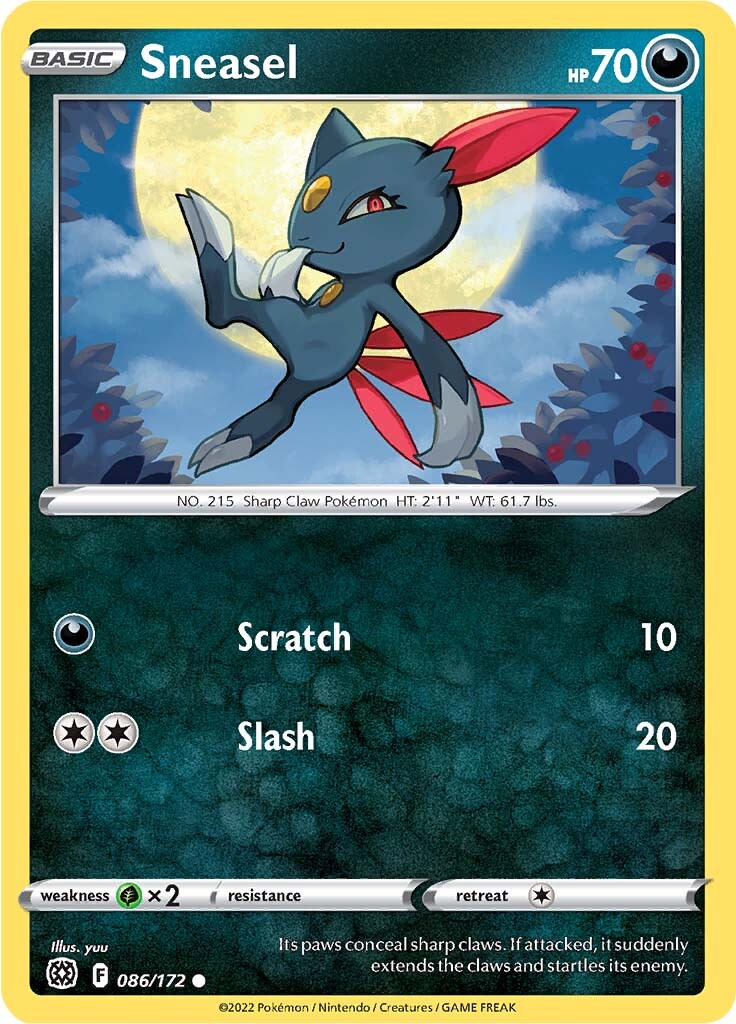 Sneasel (086/172) [Sword & Shield: Brilliant Stars] | GnG Games