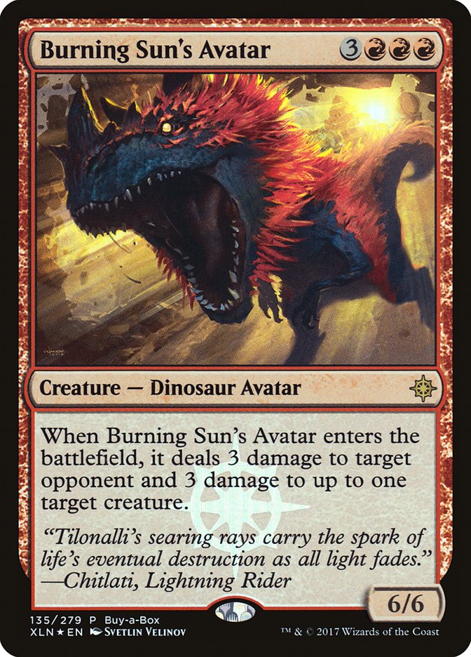 Burning Sun's Avatar (Buy-A-Box) [Ixalan Promos] | GnG Games