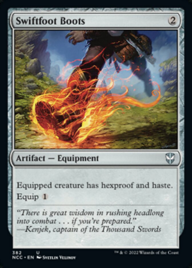 Swiftfoot Boots [Streets of New Capenna Commander] | GnG Games