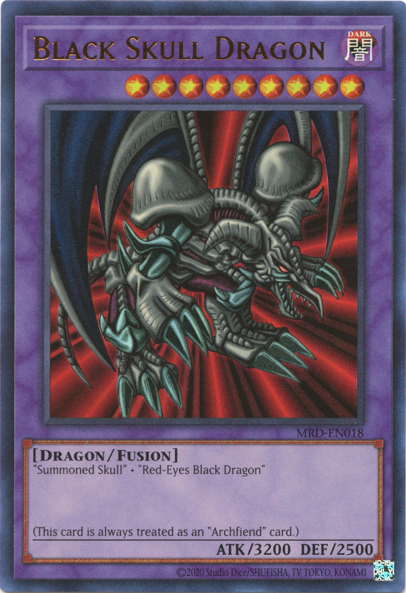 Black Skull Dragon (25th Anniversary) [MRD-EN018] Ultra Rare | GnG Games