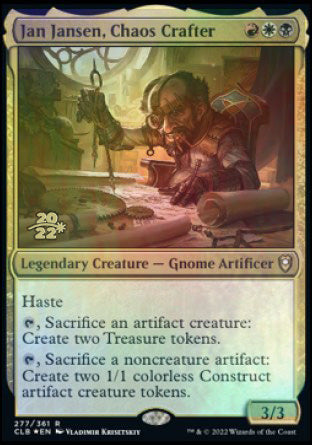 Jan Jansen, Chaos Crafter [Commander Legends: Battle for Baldur's Gate Prerelease Promos] | GnG Games