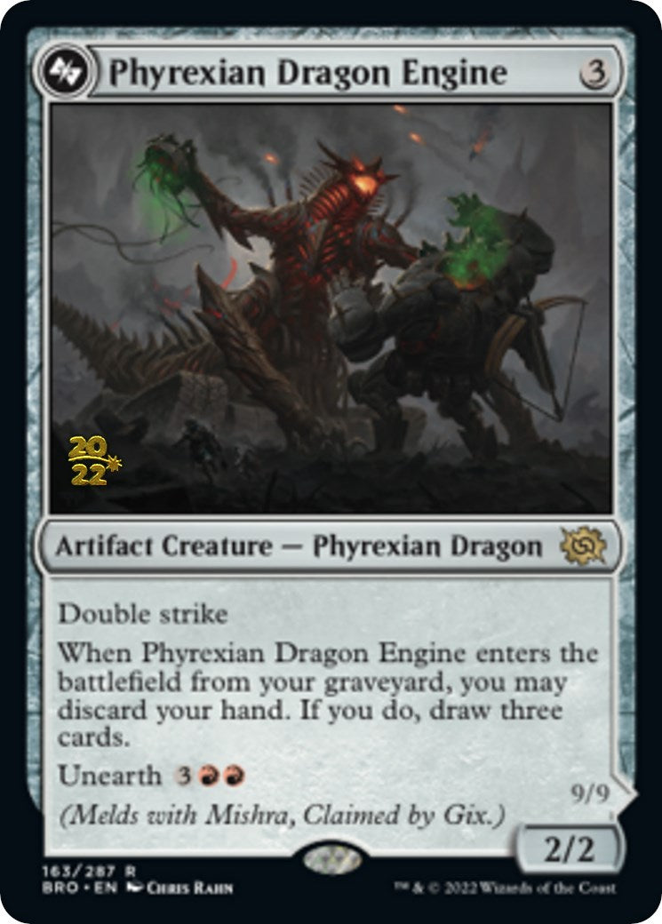 Phyrexian Dragon Engine [The Brothers' War: Prerelease Promos] | GnG Games