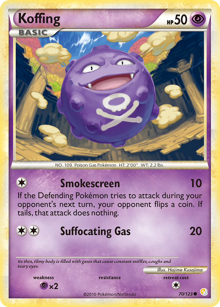 Koffing (70/123) [HeartGold & SoulSilver: Base Set] | GnG Games