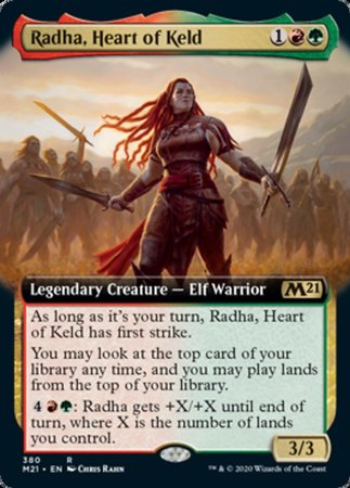 Radha, Heart of Keld (Extended Art) [Core Set 2021] | GnG Games