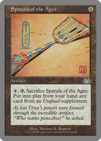 Spatula of the Ages [Unglued] | GnG Games