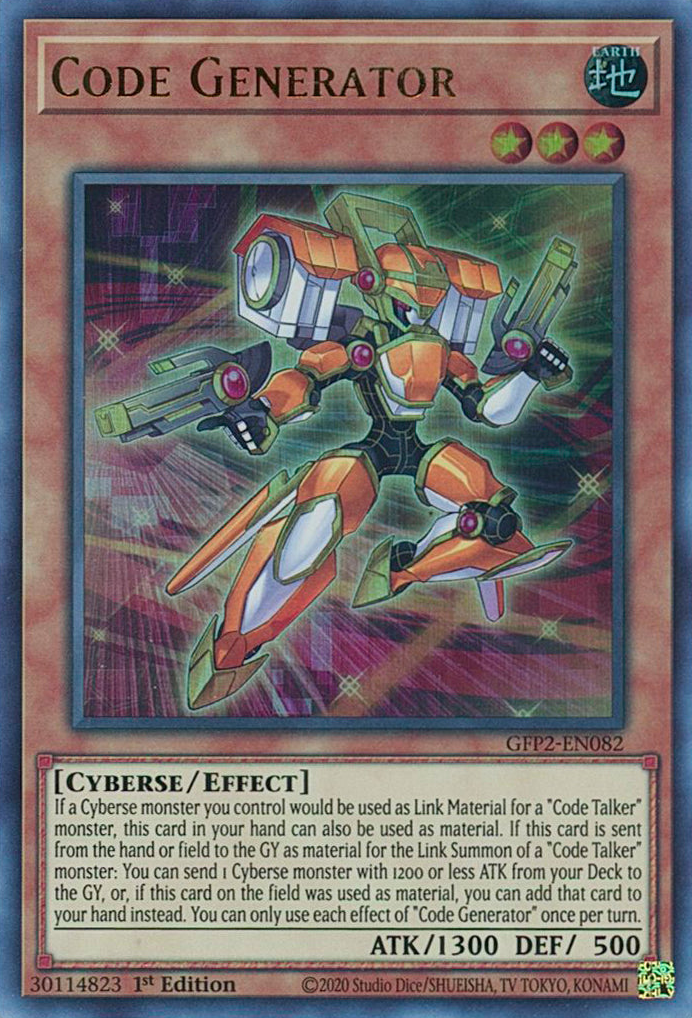 Code Generator [GFP2-EN082] Ultra Rare | GnG Games