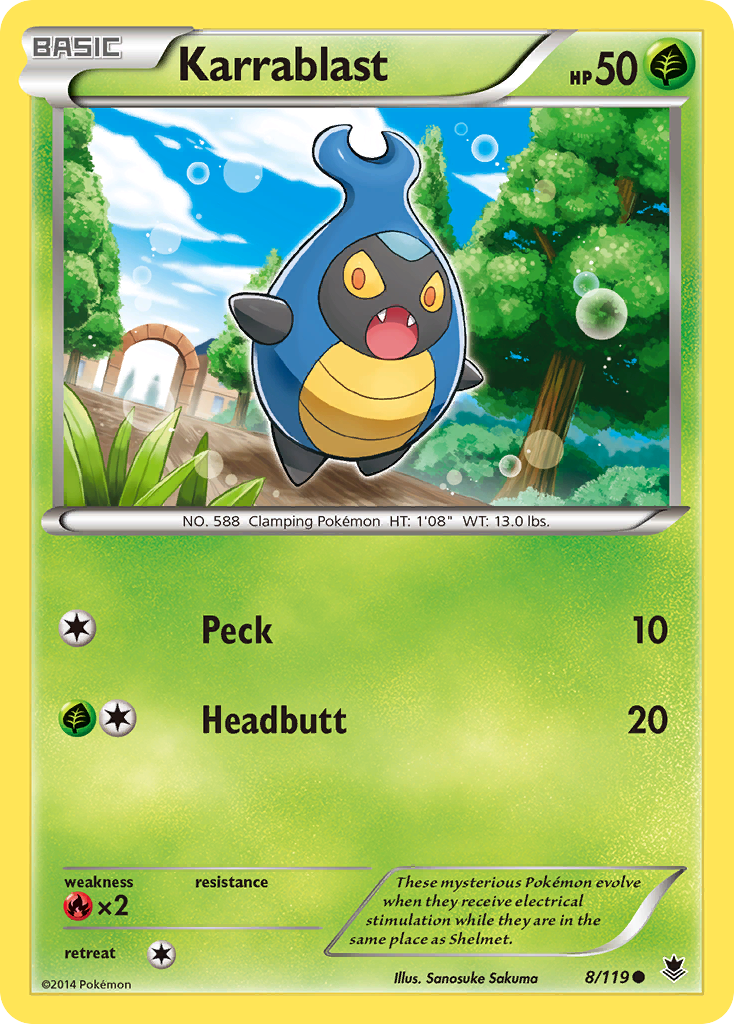 Karrablast (8/119) [XY: Phantom Forces] | GnG Games