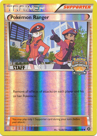 Pokemon Ranger (104/114) (Regional Championship Promo Staff) [XY: Steam Siege] | GnG Games