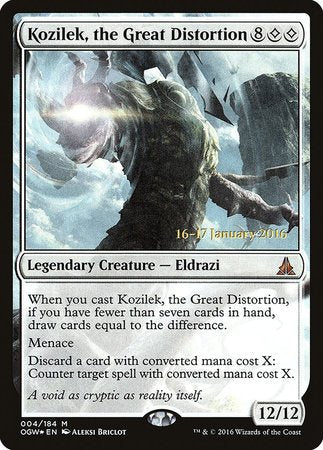 Kozilek, the Great Distortion [Oath of the Gatewatch Promos] | GnG Games