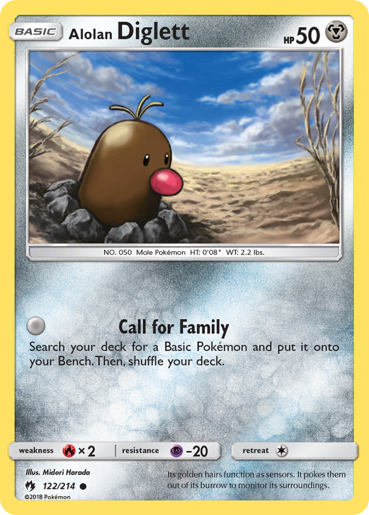 Alolan Diglett (122/214) [Sun & Moon: Lost Thunder] | GnG Games