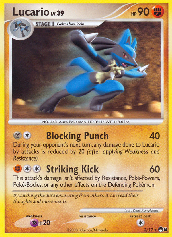 Lucario (2/17) [POP Series 8] | GnG Games