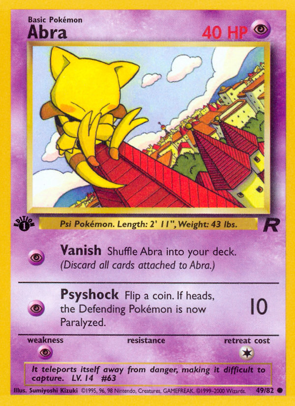 Abra (49/82) [Team Rocket 1st Edition] | GnG Games