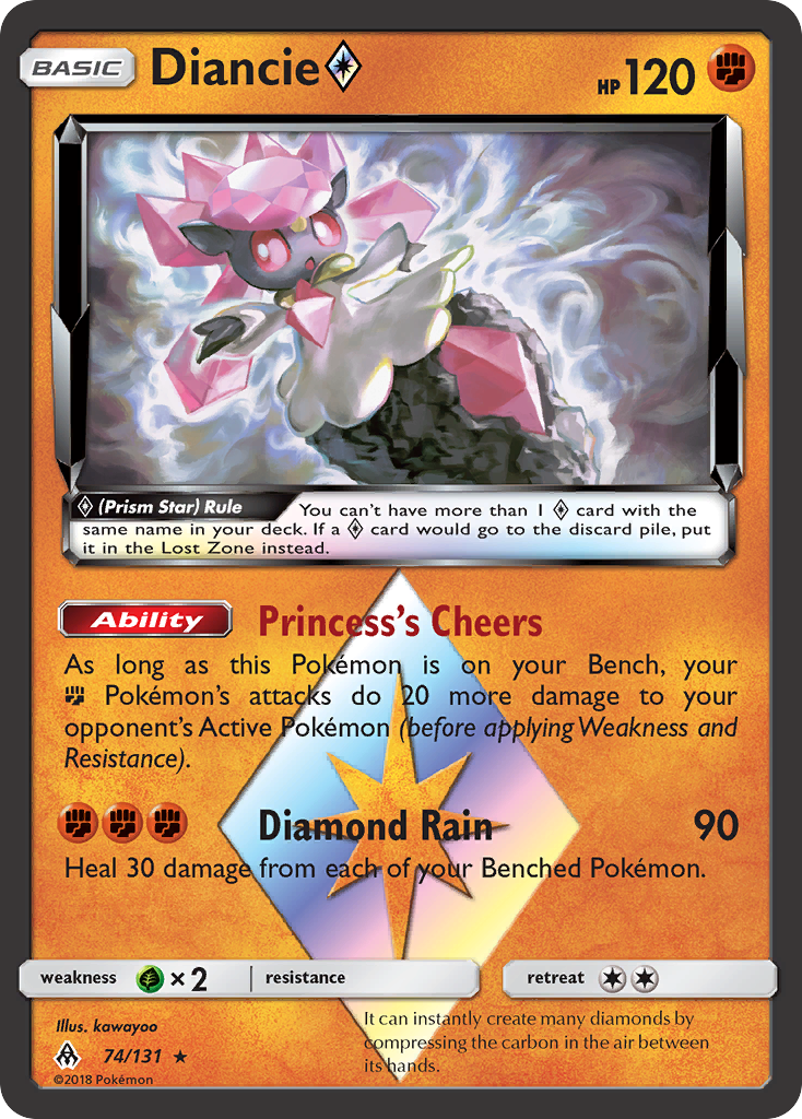 Diancie (74/131) (Prism Star) [Sun & Moon: Forbidden Light] | GnG Games