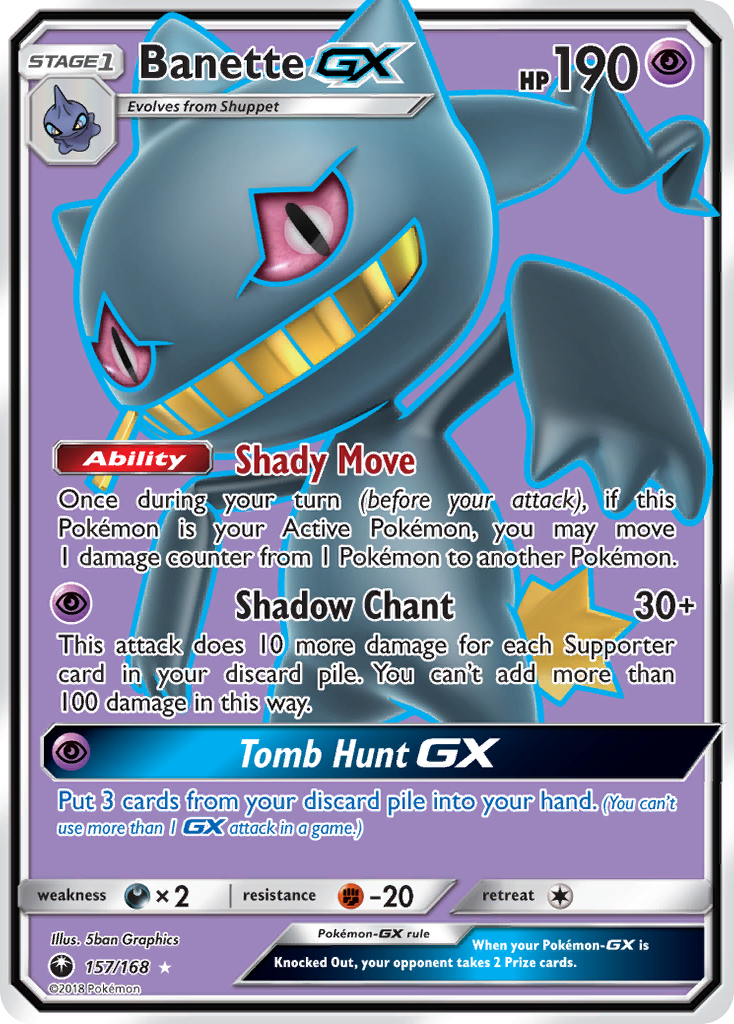 Banette GX (157/168) [Sun & Moon: Celestial Storm] | GnG Games