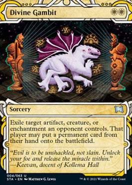 Divine Gambit (Etched Foil) [Strixhaven Mystical Archive] | GnG Games