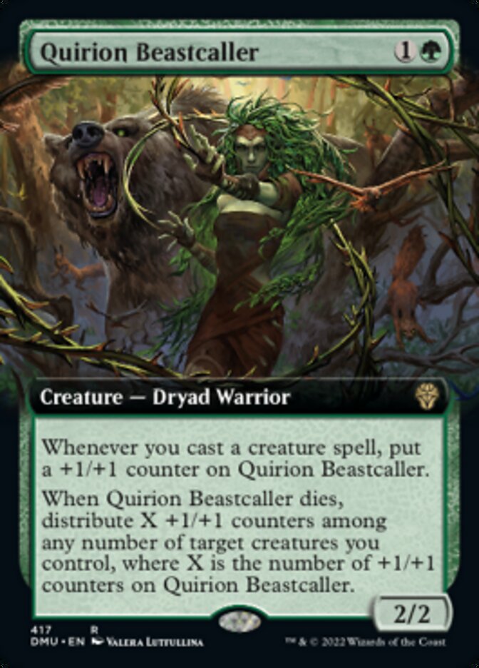 Quirion Beastcaller (Extended Art) [Dominaria United] | GnG Games
