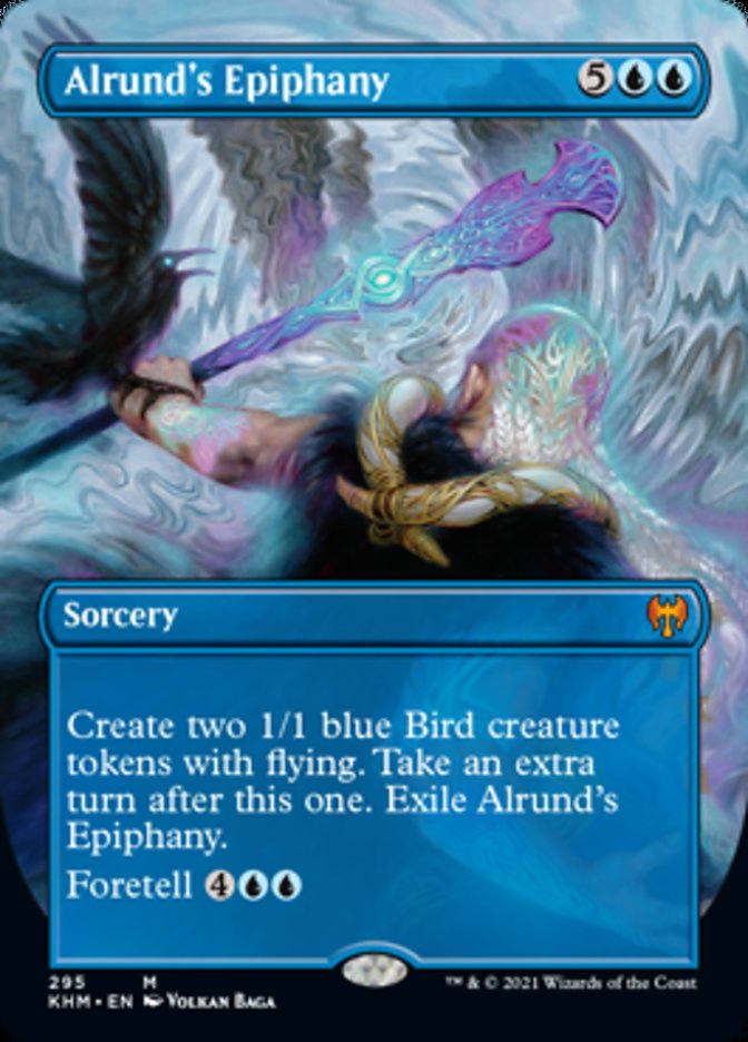 Alrund's Epiphany (Borderless Alternate Art) [Kaldheim] | GnG Games