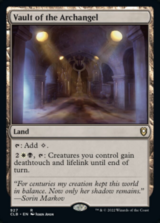 Vault of the Archangel [Commander Legends: Battle for Baldur's Gate] | GnG Games