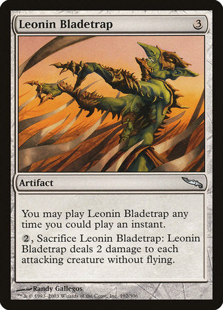 Leonin Bladetrap [Mirrodin] | GnG Games