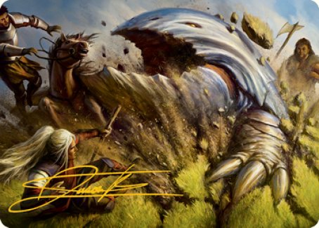 Bulette Art Card (Gold-Stamped Signature) [Dungeons & Dragons: Adventures in the Forgotten Realms Art Series] | GnG Games