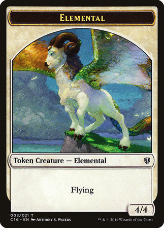 Elemental // Soldier Double-sided Token [Commander 2016 Tokens] | GnG Games