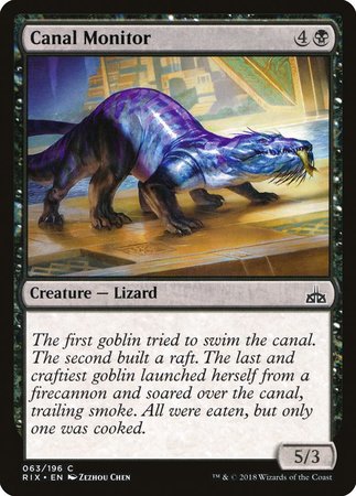 Canal Monitor [Rivals of Ixalan] | GnG Games