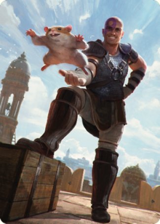 Minsc & Boo, Timeless Heroes Art Card (72) [Commander Legends: Battle for Baldur's Gate Art Series] | GnG Games