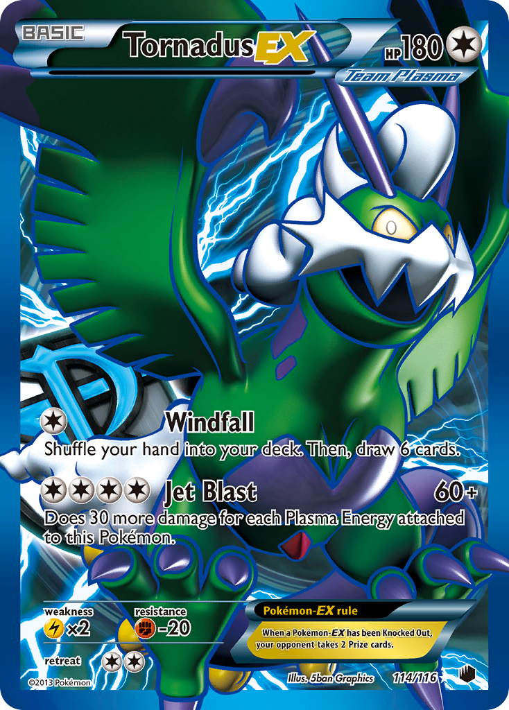 Tornadus EX (114/116) [Black & White: Plasma Freeze] | GnG Games