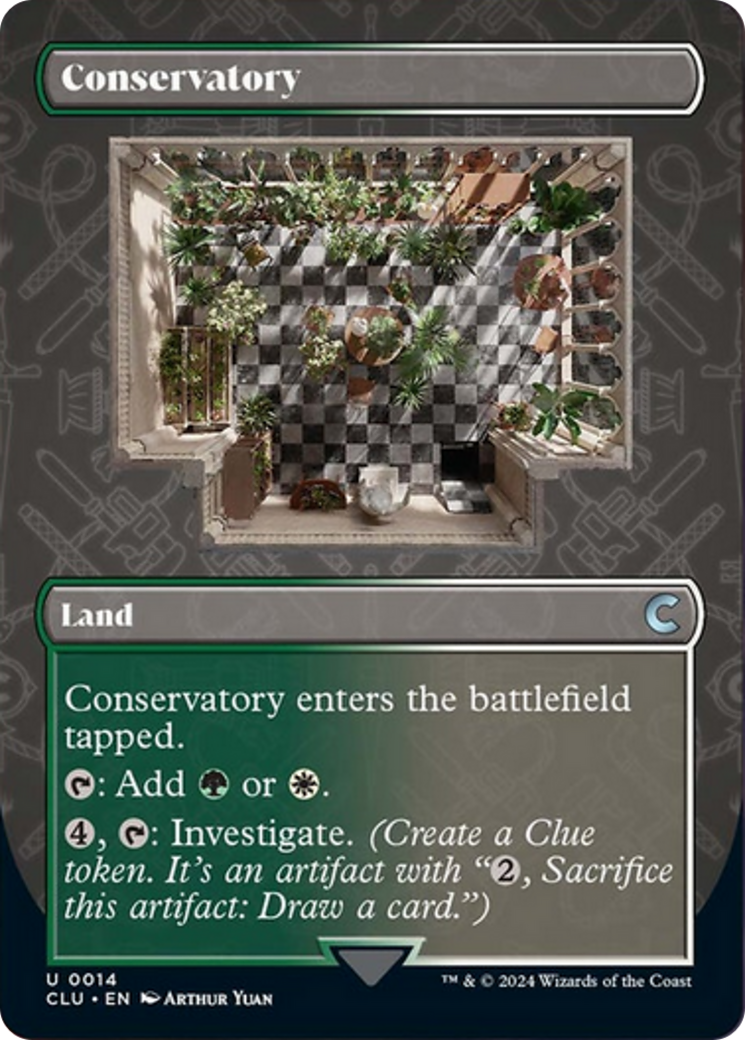 Conservatory (Borderless) [Ravnica: Clue Edition] | GnG Games