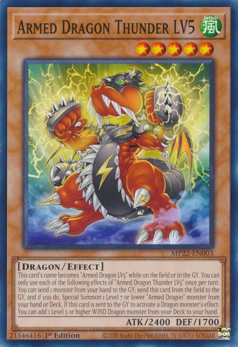 Armed Dragon Thunder LV5 [MP22-EN003] Common | GnG Games