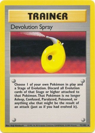 Devolution Spray (72/102) [Base Set Unlimited] | GnG Games