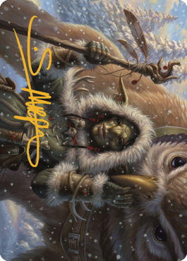 Owlbear Shepherd Art Card (Gold-Stamped Signature) [Commander Legends: Battle for Baldur's Gate Art Series] | GnG Games
