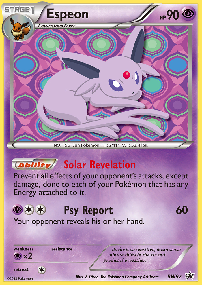 Espeon (BW92) [Black & White: Black Star Promos] | GnG Games